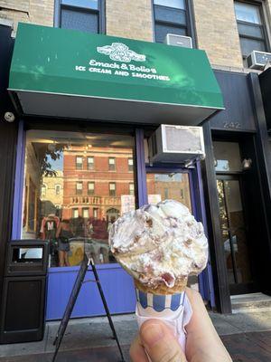 Blueberry Crumble Ice Cream