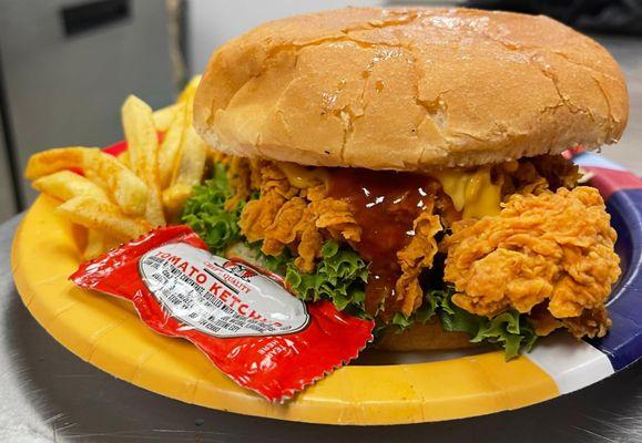Chiken zinger burger