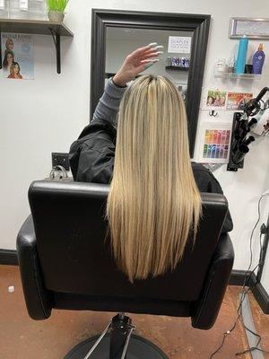 After Brazilian blowout