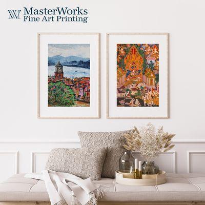 Fine Art prints, Photography Prints, Canvas, and Poster Prints. MasterWorks offers the highest quality inks and papers for your Master Piece