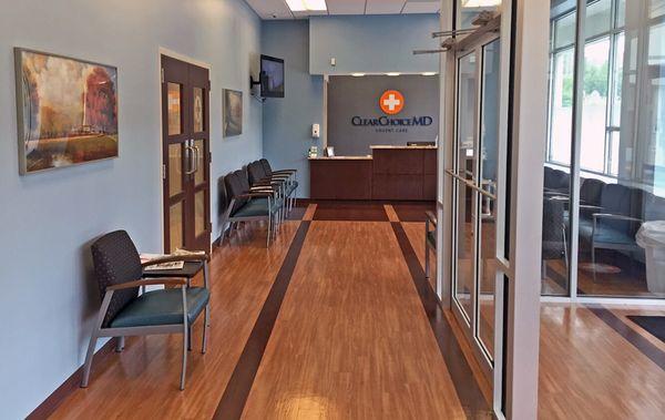 ClearChoiceMD Urgent Care Lobby - Berlin, Vt