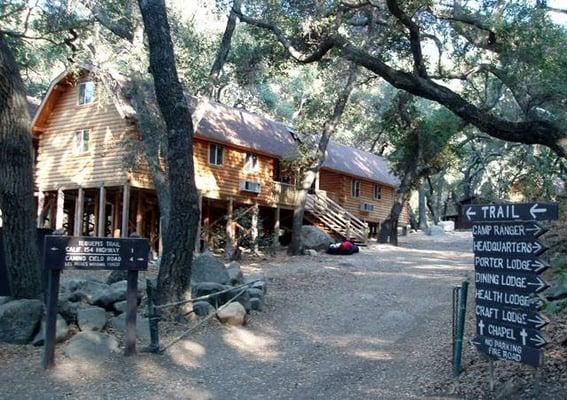 A partial view of the camp