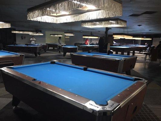 15 Pool tables
