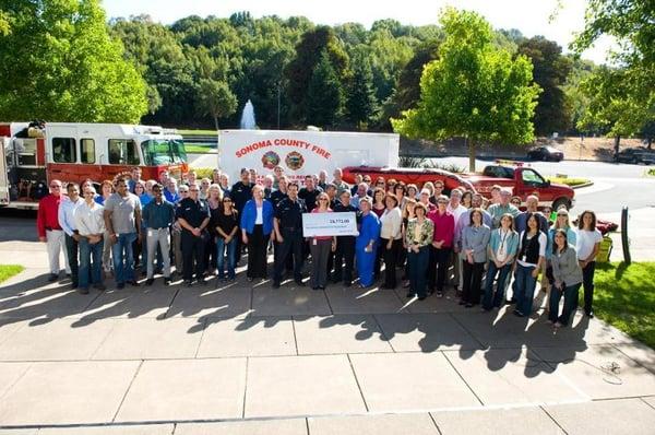 SAVFD with Fireman's Fund Water rescue grant