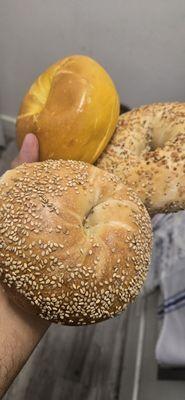 Various bagels