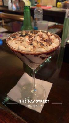 S'mores martini