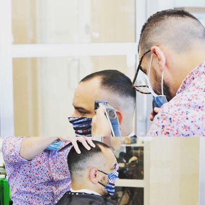 High and tight fade