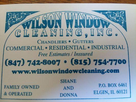 Here's our business   card.
