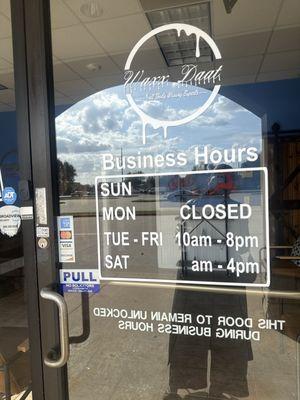 Are you all open for my appointment?