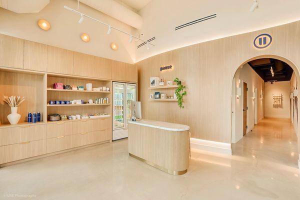 Pause Fort Lauderdale Wellness and Recovery Studio Lobby