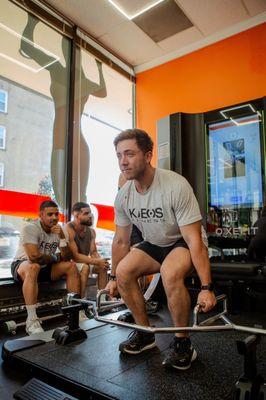 Deadlifting on Oxefit!