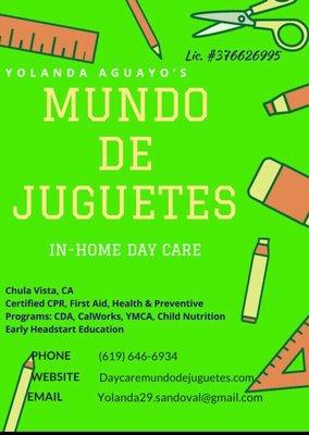 Daycare Mundo De Juguetes