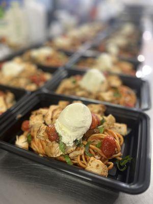 Creamy Tomato Pasta, Buratta