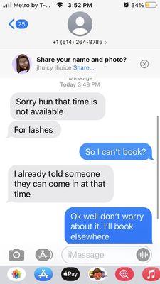 My text .2 seconds after I received my email confirmation..