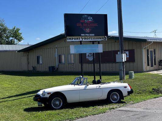We had the pleasure of working on this 1980 MG MGB today.