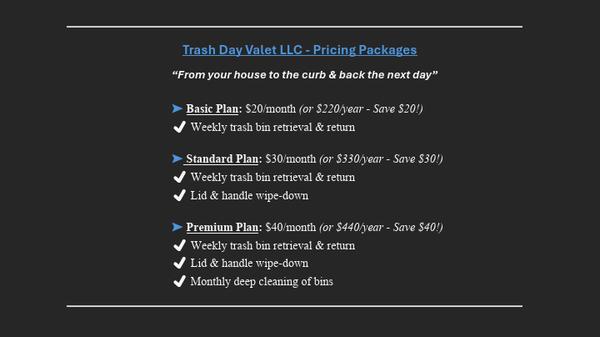 Trash Day Valet