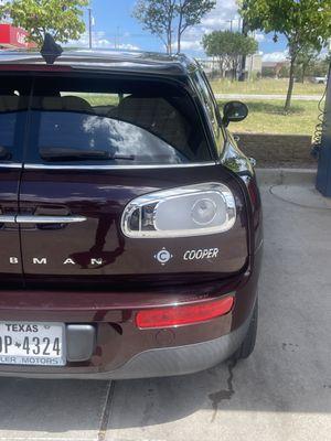 car wash broke my tail light. Made report. Manager stringing me along for a month now. Still not resolved don't take your car here..