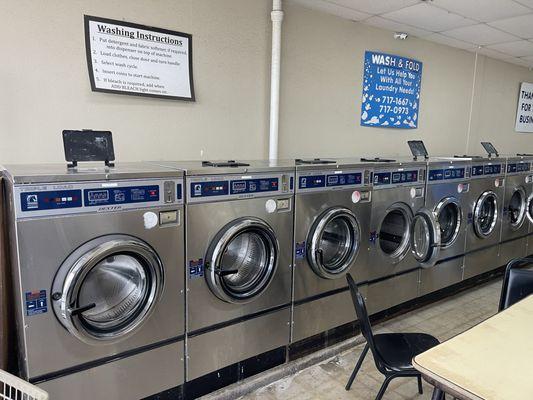 Front loading machines