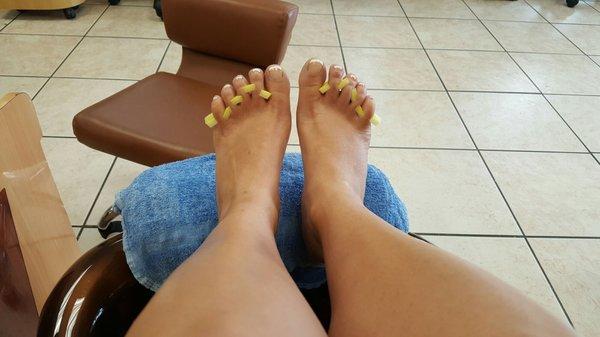 Loved my French Pedi!