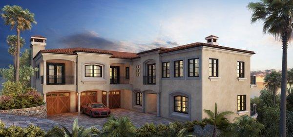 A Custom Home Design in Seapoint Estates, San Clemente California