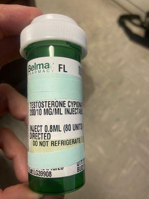 Testosterone prescription