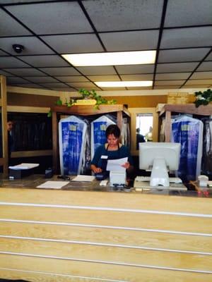 The woman that needs a lesson in customer appreciation and customer service.