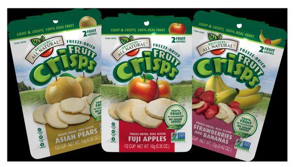 America's favorite brand of freeze dried Fruit Crisps https://www.brothersallnatural.com/
