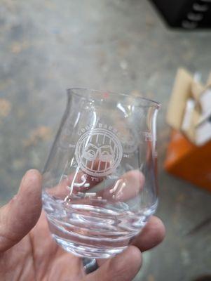 Fat Dog Laser adds logos and brands to glass, metal, wood, plastic, and more.