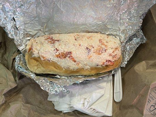 Monstah Lobster Roll - they looked great in house. Don't order one to go. $44