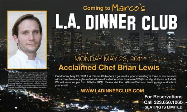 LADinnerClub.com May 23, 2011