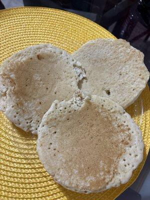 Pancakes taste like they cook it in deferent oils and grease. Also the food has this strong smell smh