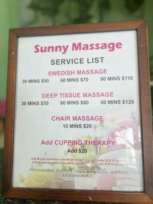 Sunny Massage