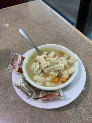 Chicken noodle soup.