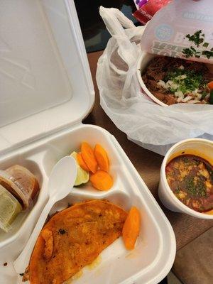 Sorry..ate one of the quesabirrias....couldn't wait