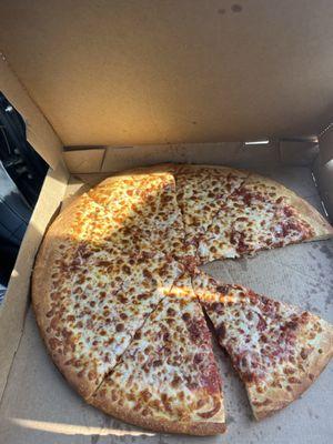 Cheese pizza The wings already got killed lol