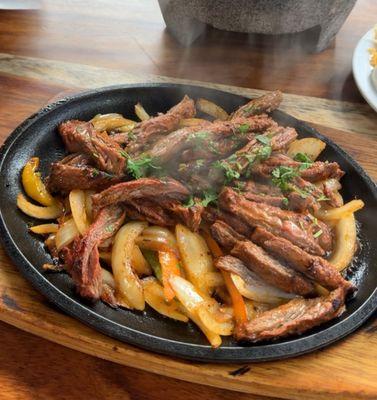 Sizzling fajitas