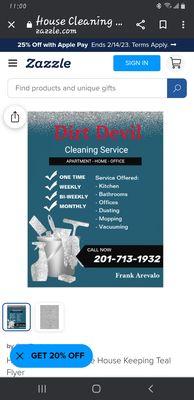 Dirt Devil Cleaning Services