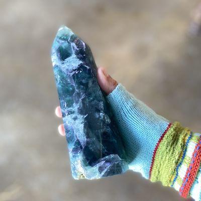 Beautiful fluorite tower