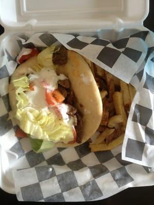 The Gyro with Fries