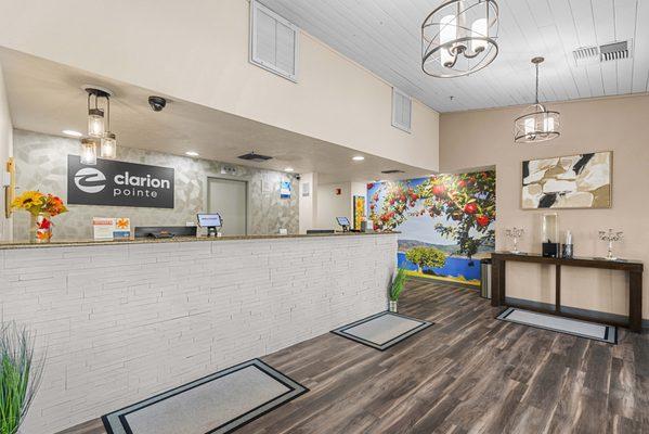 "At Clarion Pointe, hospitality starts the moment you arrive."
