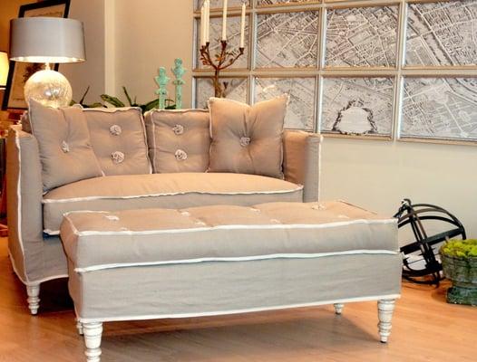 Francis sofa and ottoman