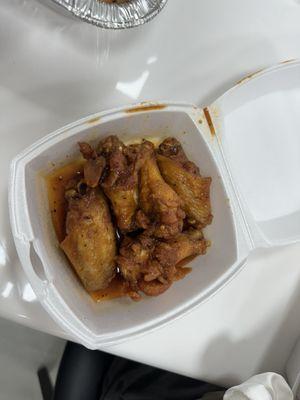 Hot Teriyaki bone in Wings