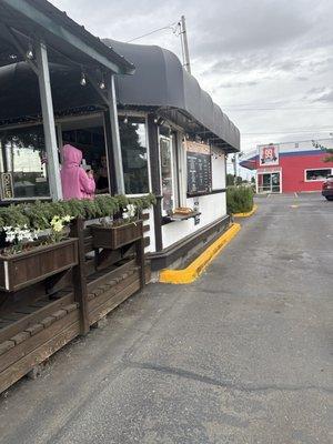 This is the shop and my favorite worker Danny is lurking in the shadows in the shop.