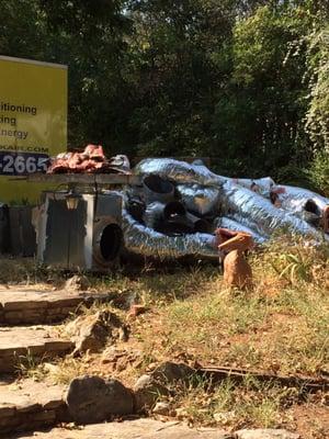 In 2010 Calverly recommended the attic ducts get replaced but didn't perform the work properly nor completely. Stark fixing it