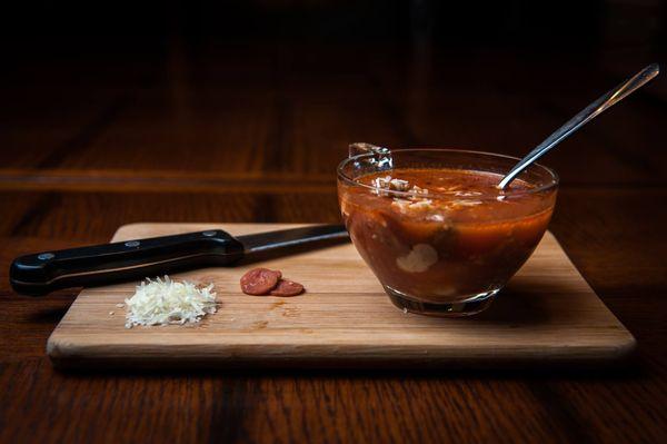 Just making a little soup today