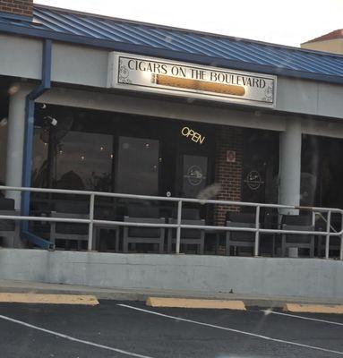 Front of the cigar bar