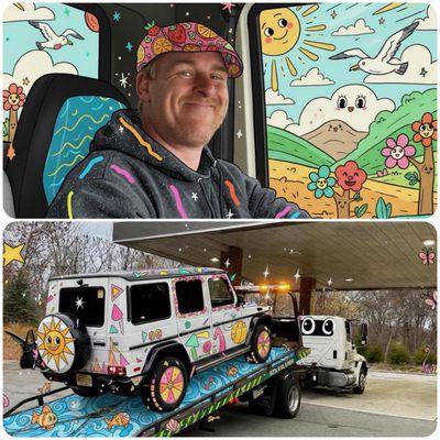 Big smile, big flatbed!