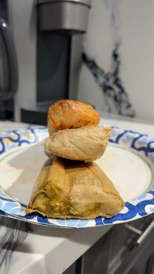 Left over tamales