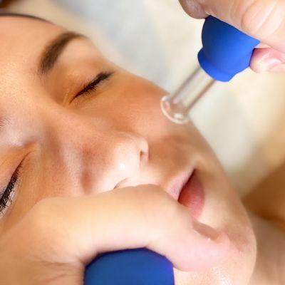 Faical cupping available as an add on, facial lifts got better!