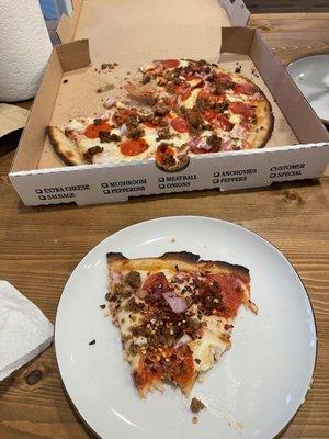 Three 3 Topping Gluten Free Pizza
